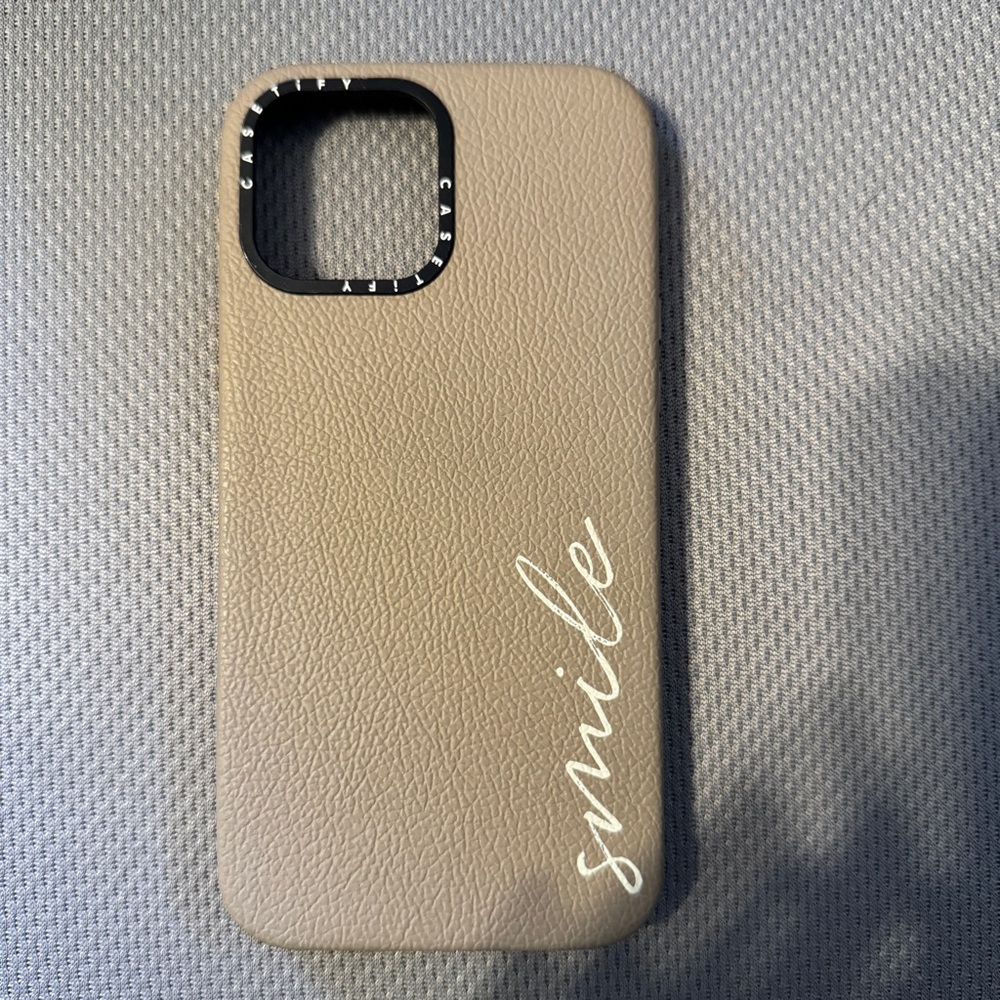 Casetify iPhone 13 Pro Max Leather Case MagSafe